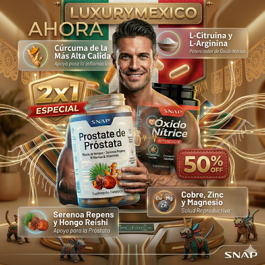 VitaMax Hombre Kit Suplemento Oxido Nitrico + Prostata