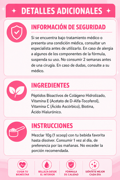 💖 Colágeno Rejuvenecé™ Belleza natural todos los días.
