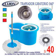 TRAPEADOR GIRATORIO 360% Limpia Facil